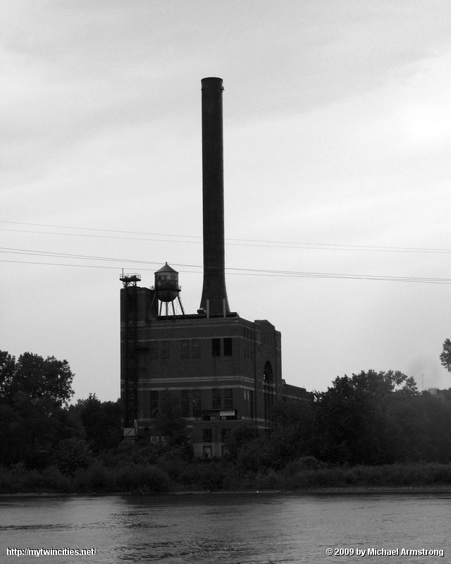 Smokestack on a Gray Day